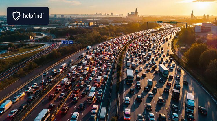 Wzrost zakorkowania w polskich miastach - Wrocław, Poznań i Łódź na czołowej pozycji