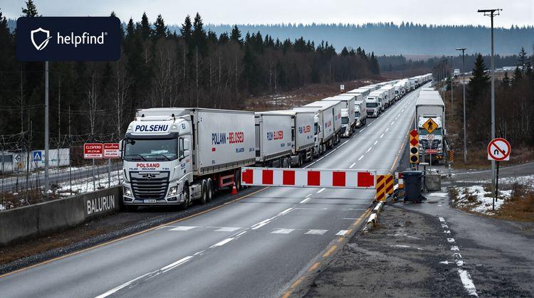 Zamknięta granica Białoruś – polskie ciężarówki utknęły i ponoszą duże straty jak rząd wspiera przewoźników