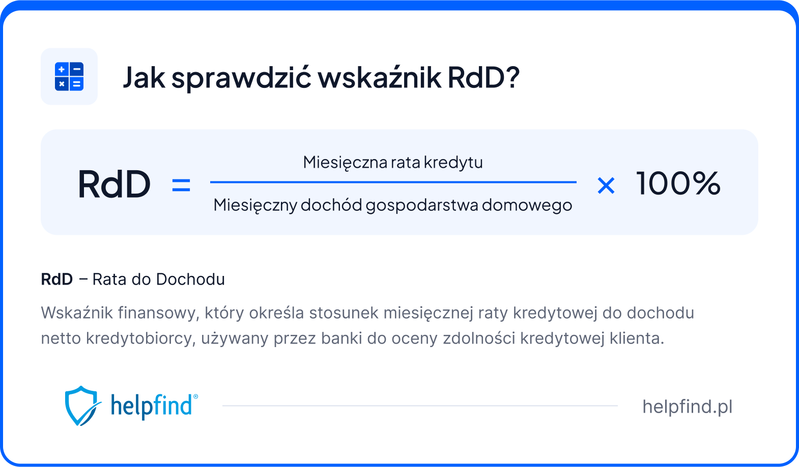 wskaźnik RdD jak obliczyć