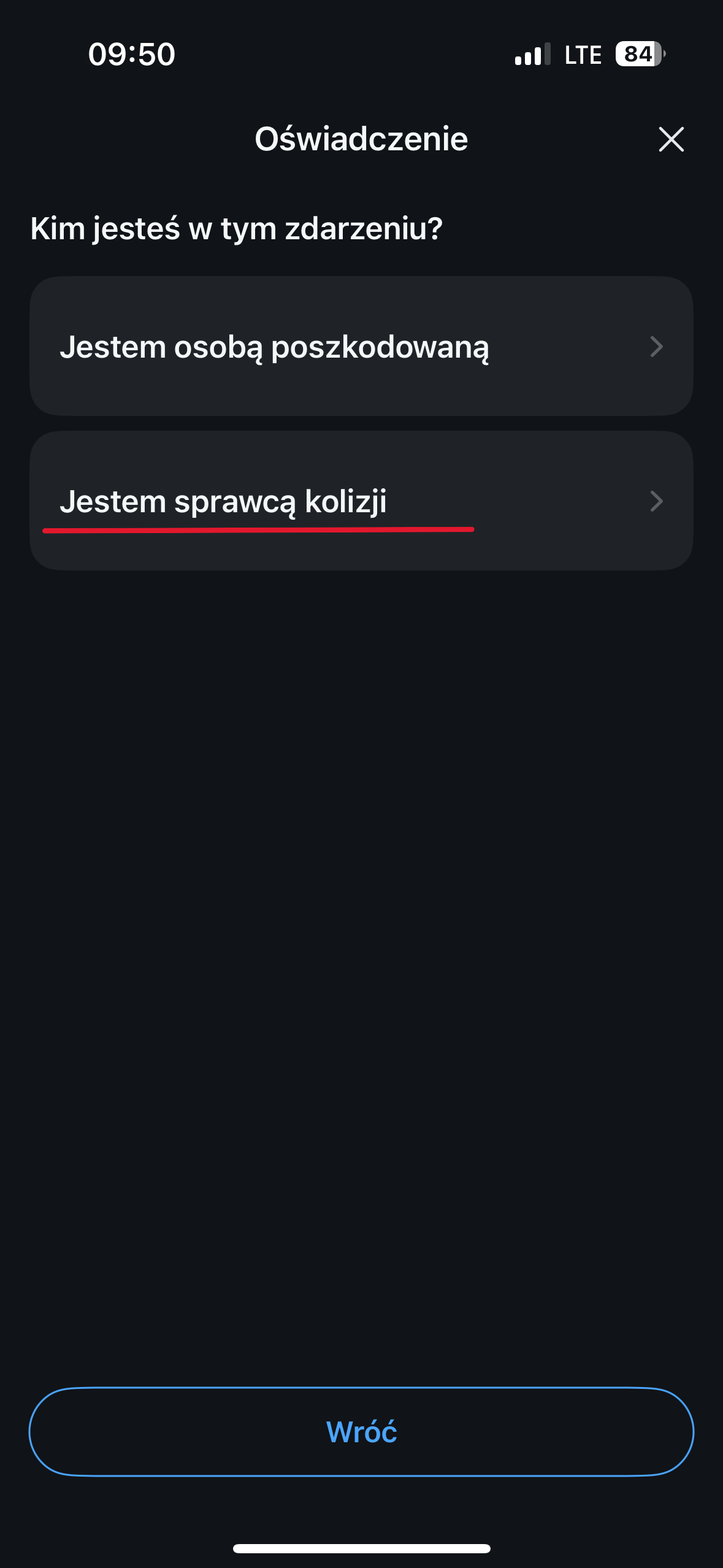 mstłuczka