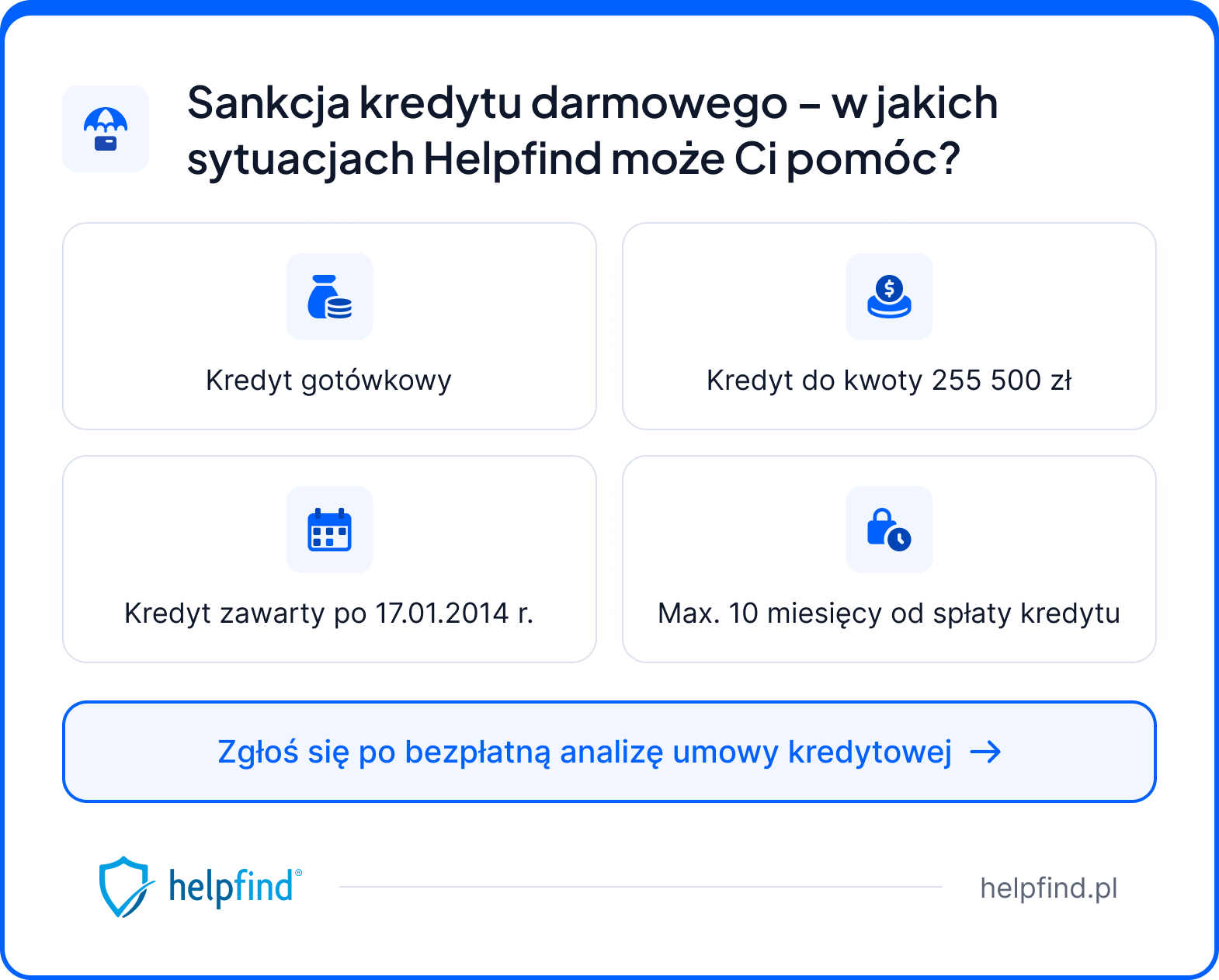 sankcja kredytu darmowego wyrok tsue – w jakich sprawach pomoże Helpfind